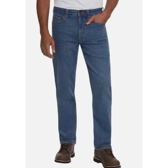 NEW Kirkland Signature Men's Size 40x32 Blue Straight Leg Jeans - Picture 1 of 8